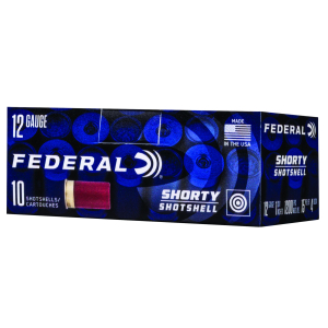 Federal SH1294B Shorty  12Gauge 1.75" 15/16oz 4BuckShot 15Pellets 10 Per Box/10 Case