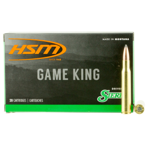 HSM 300RUM13N Game King  300 RUM 180 gr Sierra GameKing Spitzer Boat Tail 20 Per Box/ 20 Case