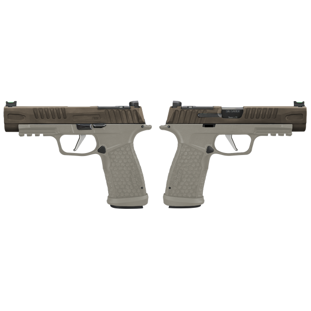 SIG SAUER P365 FUSE 9MM 4.3" 2 TONE BRONZE/TAN O.R. 1-17RD, 2-21RD